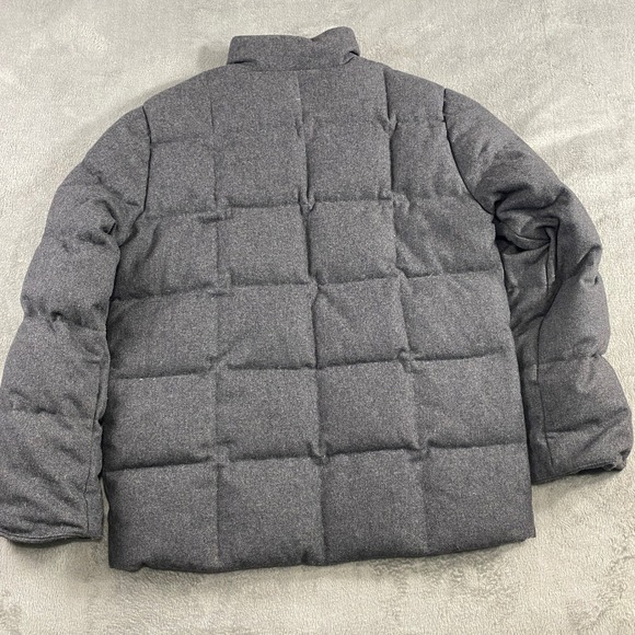 SOLD-Hilary Radley Gray Wool Blend Quilted Down Puffer Jacket Women's Size S - Picture 8 of 13